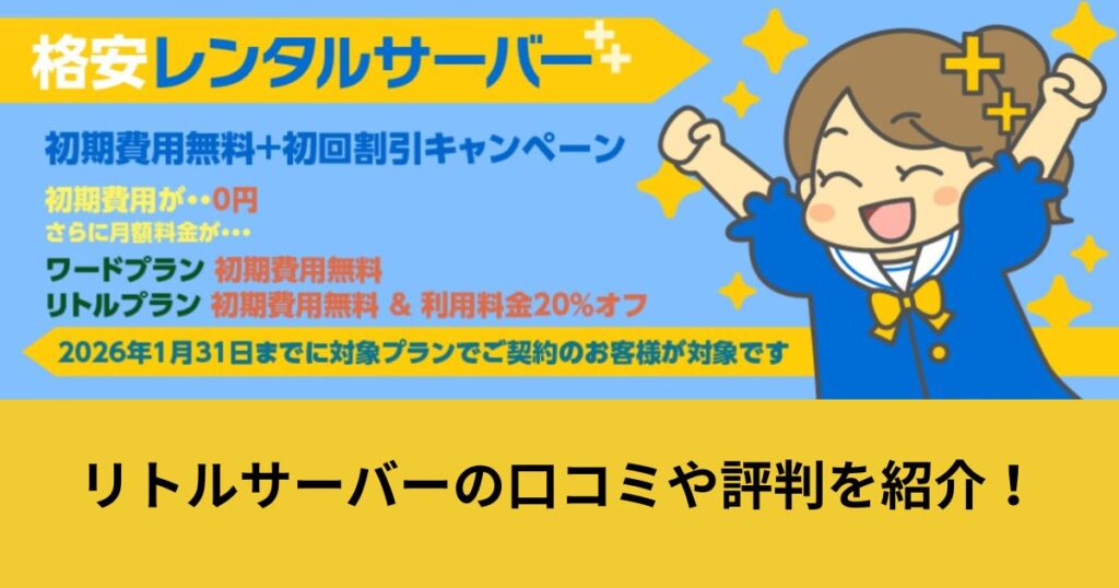 リトルサーバー 口コミ